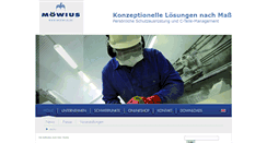 Desktop Screenshot of moewius.de